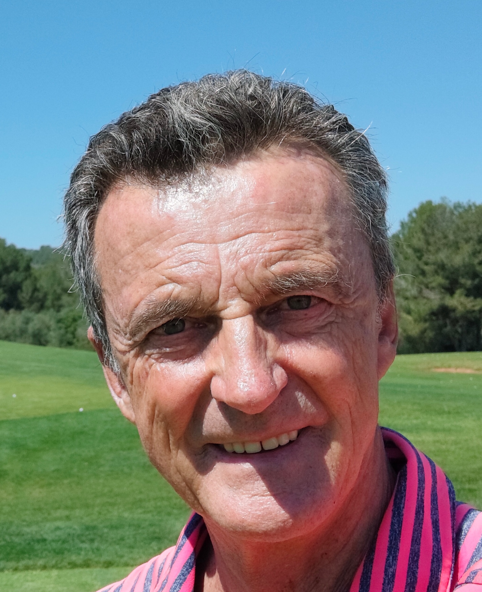 Juan Schmidt Coll auf dem Golfplatz Son Gual